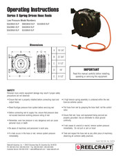 Reelcraft SCA3850 OLP Instructions D'opération
