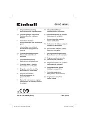 EINHELL GC-SC 18/28 Li Instructions D'origine