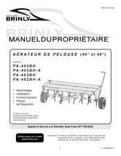 Brinly PA-403BH Manuel