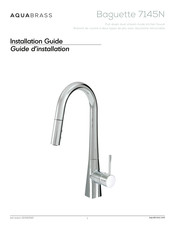 aquabrass Baguette 7145N Guide D'installation