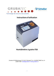 Grubatec FSA Instructions D'utilisation