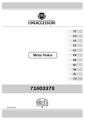 MetaSystem Meta Voice Mode D'emploi