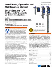 Watts SmartStream UV WB002 Mode D'emploi