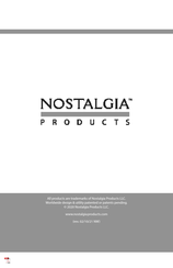 NOSTALGIA PRODUCTS MyMini MBNDCK5DTL Instructions Et Recettes