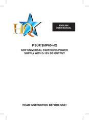 HQ P.SUP.SMP60-HQ Manuel Utilisateur