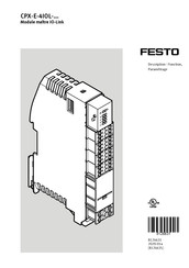 Festo CPX-E-4IOL-EX1E Mode D'emploi