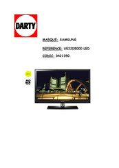 Samsung UE22D5000 Mode D'emploi