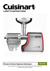 Cuisinart MP-150C Livret D'instructions