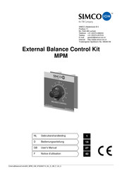 ITW SIMCO ION MPM Notice D'utilisation