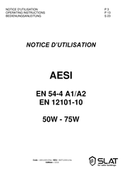 SLAT AESI C38 Notice D'utilisation