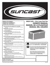 Suncast BMDB13400 Manuel De L'utilisateur