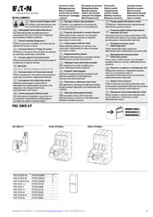 Eaton PKE-SWD-CP Notice D'installation