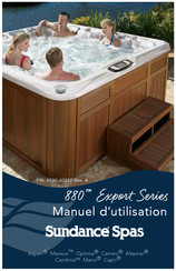 Sundance Spas 880 Export Serie Manuel D'utilisation