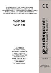 grandimpianti WFP 631 Instructions Pour L'installation Et Mode D'emploi