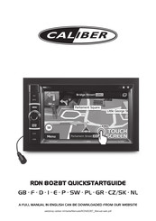 Caliber RDN 802BT Guide De Démarrage Rapide