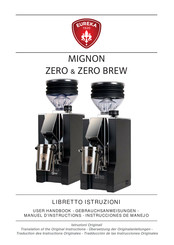 Eureka MIGNON ZERO BREW Manuel D'instructions