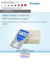 Grubatec PMP Mode D'emploi