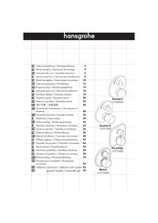 Hansgrohe Ecostat E 15700000 Mode D'emploi / Instructions De Montage