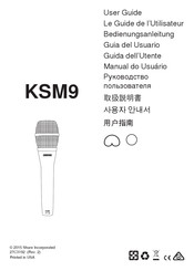 Shure KSM9 Guide De L'utilisateur