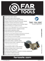 Far Tools TME 150-200C Notice Originale