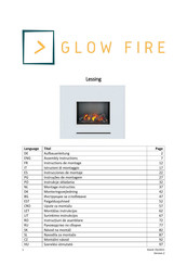 Glow Fire Lessing Instructions De Montage