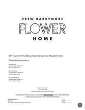 Drew Barrymore Flower Home WM1-FLWRSF-NV Instructions De Montage