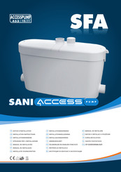 SFA SANIACCESS PUMP Notice D'installation