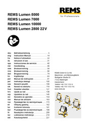 REMS Lumen 10000 Notice D'utilisation