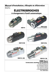 HSD ES919 NL Manuel D'installation, D'emploi Et D'entretien