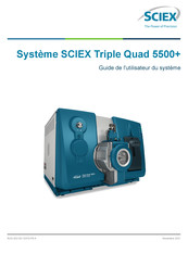 SCIEX Triple Quad 5500+ Mode D'emploi