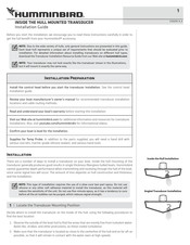 Humminbird XP 14 HW Guide D'installation