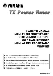 Yamaha YZ Power Tuner Manuel Du Propriétaire