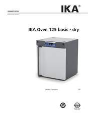 Ika Oven 125 basic-dry Mode D'emploi