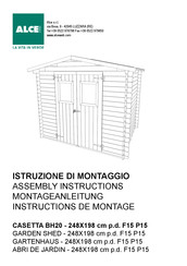 ALCE 62197 Instructions De Montage
