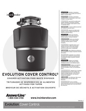 InSinkErator EVOLUTION COVER CONTROL Mode D'emploi
