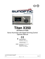 Sunoptic Surgical Titan x350 Mode D'emploi