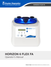 Drucker Diagnostics HORIZON 6 FLEX FA Mode D'emploi