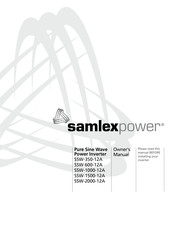 Samlexpower SSW-600-12A Manuel Du Propriétaire