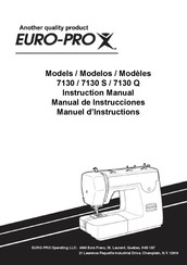 Euro-Pro 7130 S Manuel D'instructions