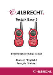 Albrecht Tectalk Easy 3 Guide D'utilisation