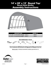 ShelterLogic 95334 Instructions D'assemblage