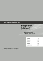 tiko Energy Solutions Bridge-Box Athos Mode D'emploi