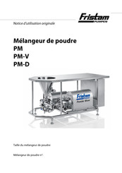 Fristam Pumpen PM-V Notice D'utilisation Originale