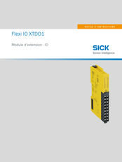 SICK Flexi IO XTDO1 Notice D'instructions