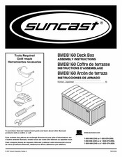 Suncast BMDB160 Instructions D'assemblage