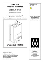 Franco Belge IDRA 3200 Serie Notice De Référence
