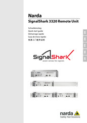 NARDA SignalShark 3320 Remote Unit Démarrage Rapide