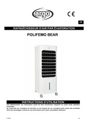 Argo POLIFEMO BEAR Instructions D'utilisation