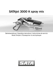 SATA 3000 K spray mix Mode D'emploi