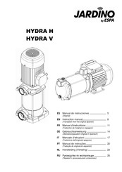 Espa JARDINO HYDRA H Manuel D'instructions